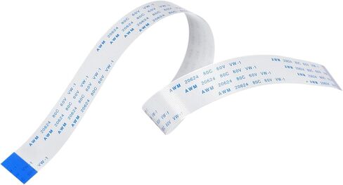 كابل مرن مسطح من MECCANIXITY FFC Ribbon، 40 دبوسًا 0.5 مم بطول 300 مم (نوع B) لكاميرا طابعة LCD ثلاثية الأبعاد وكاميرا DVD وتلفزيون الكمبيوتر المحمول حزمة صوت من 5 قطع in Saudi Arabia