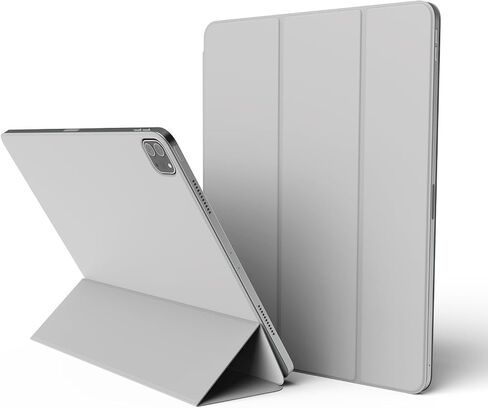 elago Magnetic Folio Case for iPad Pro 13 inch Cover (M4) - Back Plate can be Attached to Metal Materials, Wake/Sleep functionality, Compatible with Apple Pencil 2 [Dark Grey] in Saudi Arabia