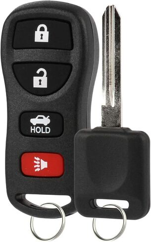 Keyless Entry Remote Fob + Ignition Key (fits Nissan Infiniti KBRASTU15 46) in Saudi Arabia
