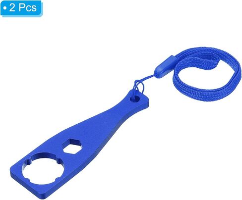 PATIKIL Camera Screw Spanner, 2 Pack Aluminium Alloy Camera Tighten Knob Bolt Nut Screw Wrench with Lanyard for Action Camera, Red in Saudi Arabia
