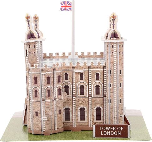 ibasenice 1 Set Tower of London Puzzle Puzzle Educational 3D Puzzles for Paper Puzzles Architectural Puzzle Model Kits for Tower of London Child Three-Dimensional in Saudi Arabia