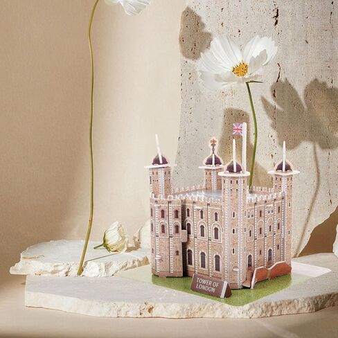 ibasenice 1 Set Tower of London Puzzle Puzzle Educational 3D Puzzles for Paper Puzzles Architectural Puzzle Model Kits for Tower of London Child Three-Dimensional in Saudi Arabia