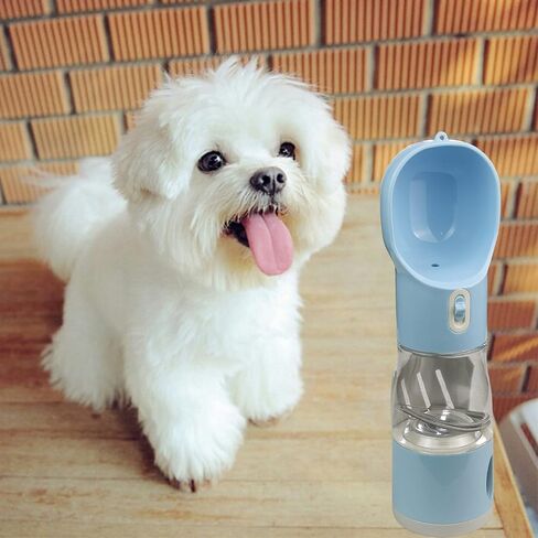 New Puppy Essentials - زجاجة مياه محمولة للكلاب 4 في 1 من KiiZYs - وشاح أخضر باندانا للكلب وردي - لعبة مضغ وسلة عيد ميلاد وإكسسوارات الحيوانات الأليفة in Saudi Arabia