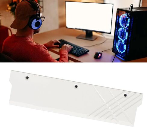 غرفة تبريد ذاكرة DDR من سبائك الألومنيوم، غرفة تبريد MEO PMOAB H Cooler DDR، غرفة تبريد مياه بديلة لذاكرة الكمبيوتر لذاكرة DDR5، قطعتان (أسود) in Kuwait