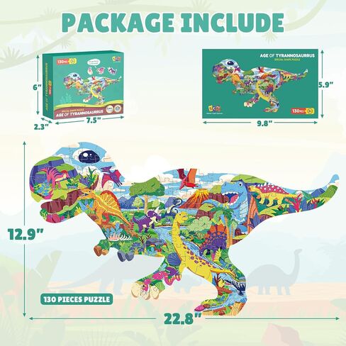 ELX 153 Piece Sea Turtle Jigsaw Puzzle for Kids 4-10, Seaworld Floor Puzzle for Preschool Learning (21.42 X 16.42 in) in Saudi Arabia