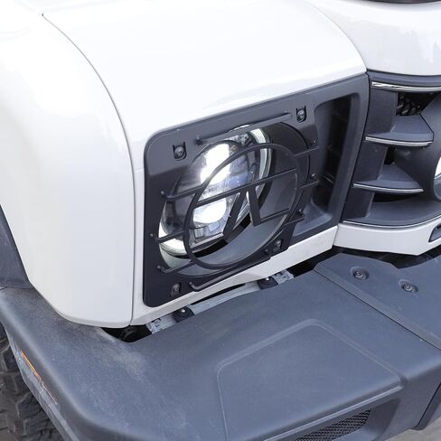 Car Headlight Guards Light Compatible with Ineos Grenadier 2020-2024 Front Headlights Cover Trim Lamp Frame Protector External Accessories Decoration (Sand Black) in Saudi Arabia