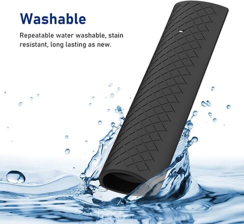 Remote Case for Hisense Smart TV Voice Remote ERF3F80 ERF3A90 ZDB1210320 U7G U9G U8 Series 4K ULED Protective Control Cover Silicone (Black) in Saudi Arabia