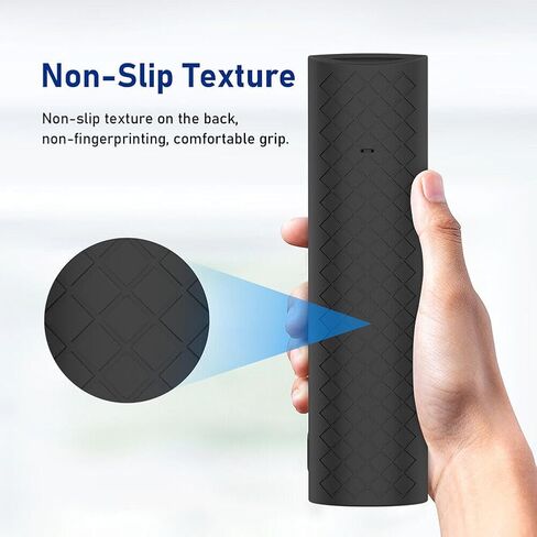 Remote Case for Hisense Smart TV Voice Remote ERF3F80 ERF3A90 ZDB1210320 U7G U9G U8 Series 4K ULED Protective Control Cover Silicone (Black) in Saudi Arabia