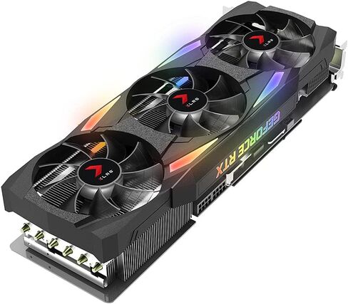 بطاقة رسومات PNY GeForce RTX™ 3070 Ti 8GB XLR8 Gaming Uprising Epic-X RGB™ ثلاثية المروحة in Kuwait