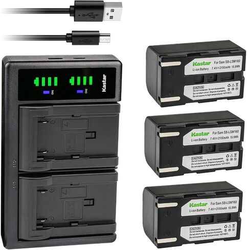 بطارية Kastar SB-LSM160 وبطارية بديلة LTD2 USB لبطارية سامسونج SB-LSM80 SBLSM80، SB-LSM160 SBLSM160، SB-LSM320 SBLSM320 in Saudi Arabia