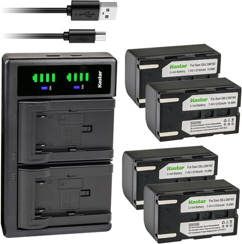 بطارية Kastar SB-LSM160 وبطارية بديلة LTD2 USB لبطارية سامسونج SB-LSM80 SBLSM80، SB-LSM160 SBLSM160، SB-LSM320 SBLSM320 in Saudi Arabia