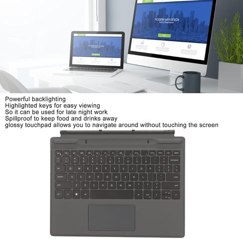 لوحة مفاتيح قابلة للفصل لجهاز Latitude 7320، إضاءة خلفية، لوحة لمس، اتصال سلس، Generic7ak1hpzuog in Saudi Arabia