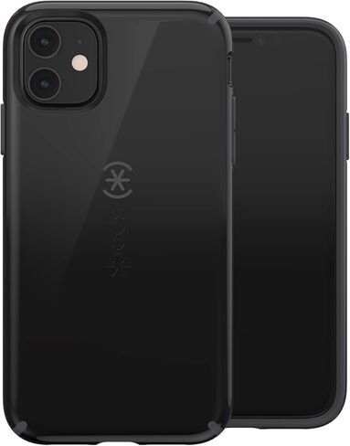 Speck iPhone 11 and iPhone XR Case - Drop Protection, Built for MagSafe Case for iPhone11 & iPhoneXR - Slim - Black, Black CandyShell Pro in Saudi Arabia