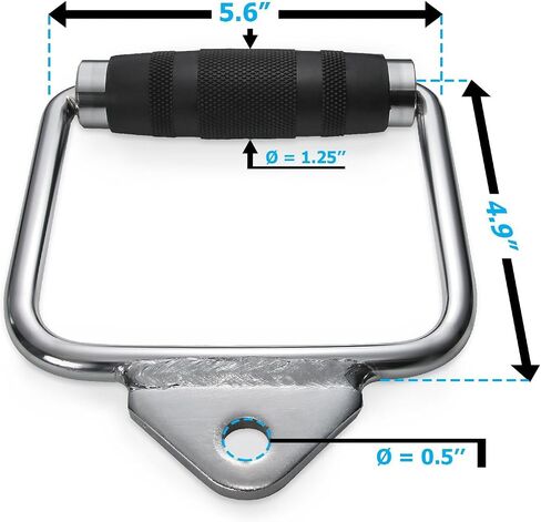 A2ZCARE LAT Pull Down Cable Machine Attachment - Cable Machine Accessories for Home Gym with Multi Option: V-Handle, Tricep Rope, V-Shaped Bar, Curl Bar and Rotating Bar in Saudi Arabia