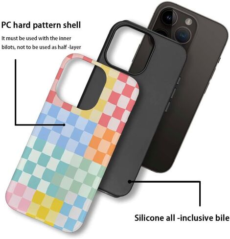 Case Compatible with for iPhone 15 Plus,Pink Cherry Fruit Ribbon Bow Phone Case Drop Protection,Soft Shockproof for Girl Women Boy Men,Case for iPhone 15 Plus in Saudi Arabia