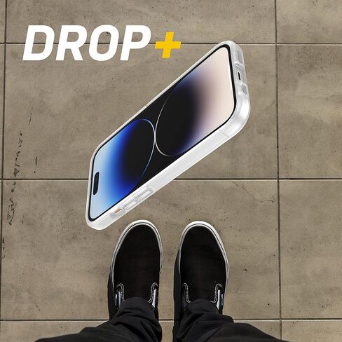 حافظة OtterBox iPhone 14 Pro Max (فقط) من سلسلة Prefix - شفافة، رفيعة للغاية، صديقة للجيب، حواف مرتفعة تحمي الكاميرا والشاشة، متوافقة مع الشحن اللاسلكي in Saudi Arabia