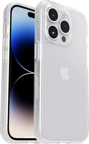 حافظة OtterBox iPhone 14 Pro Max (فقط) من سلسلة Prefix - شفافة، رفيعة للغاية، صديقة للجيب، حواف مرتفعة تحمي الكاميرا والشاشة، متوافقة مع الشحن اللاسلكي in Saudi Arabia