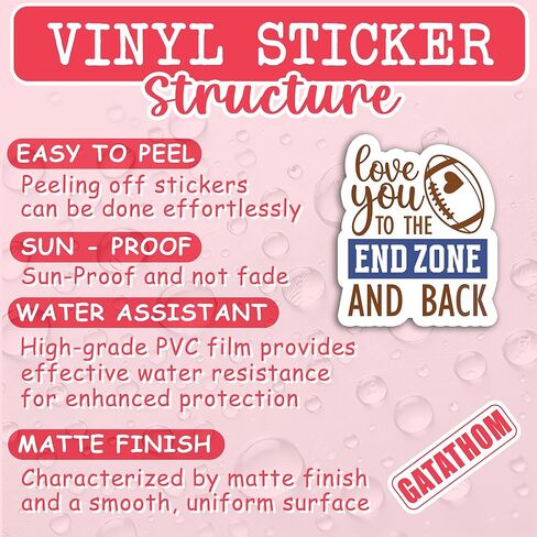 (3PCS) Football Mom Sticker Football Stickers Decals for Books,Laptops, Tumblers, Scrapbooks, Cups, Water Bottbles, Kindles, Phone Case, Waterproof Vinyl Decal, Sport Sticker for Mom Mama 3" x 2.2 " in Kuwait