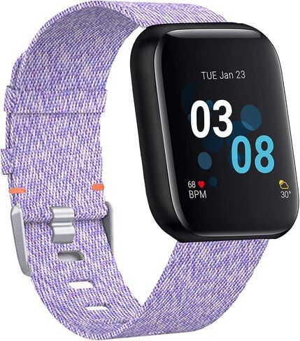 متوافق مع iTouch Air 3 Band، حزام إكسسوارات بديل من نسيج النايلون المنسوج المسامي متوافق مع iTouch Air 3 40 مم / 44 مم للساعة الذكية in Saudi Arabia