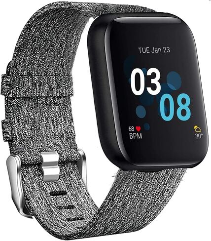 متوافق مع iTouch Air 3 Band، حزام إكسسوارات بديل من نسيج النايلون المنسوج المسامي متوافق مع iTouch Air 3 40 مم / 44 مم للساعة الذكية in Saudi Arabia