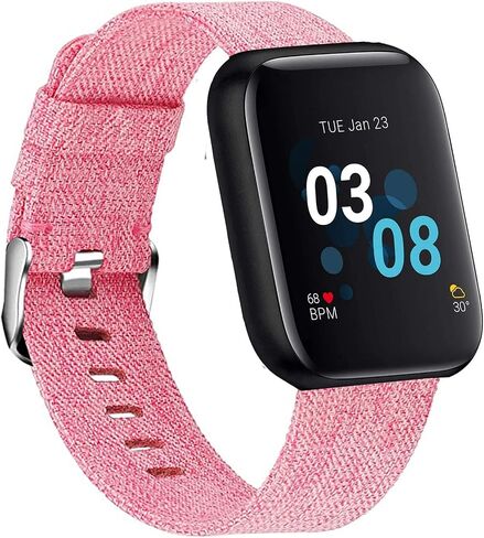 متوافق مع iTouch Air 3 Band، حزام إكسسوارات بديل من نسيج النايلون المنسوج المسامي متوافق مع iTouch Air 3 40 مم / 44 مم للساعة الذكية in Saudi Arabia