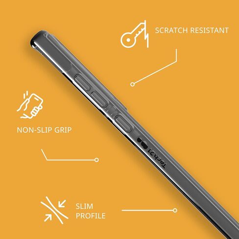 tech21 Evo Check for Samsung Galaxy S23 Ultra - Smokey Black 16ft Drop Protecion Shockproof Shock-Resistant and Scratch-Resistant Phone Case in Saudi Arabia