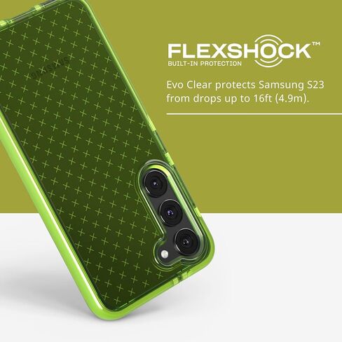tech21 Evo Check for Samsung Galaxy S23 Ultra - Smokey Black 16ft Drop Protecion Shockproof Shock-Resistant and Scratch-Resistant Phone Case in Saudi Arabia