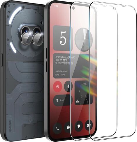 for Nothing Phone (2a)/2a Plus Screen Protector with Camera Lens Protector,9H Hardness Anti-Scratch Tempered Glass flim, Case Friendly, Anti-Fingerprint,Anti-Scratch (2+2 PACK) in Saudi Arabia