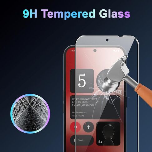for Nothing Phone (2a)/2a Plus Screen Protector with Camera Lens Protector,9H Hardness Anti-Scratch Tempered Glass flim, Case Friendly, Anti-Fingerprint,Anti-Scratch (2+2 PACK) in Saudi Arabia