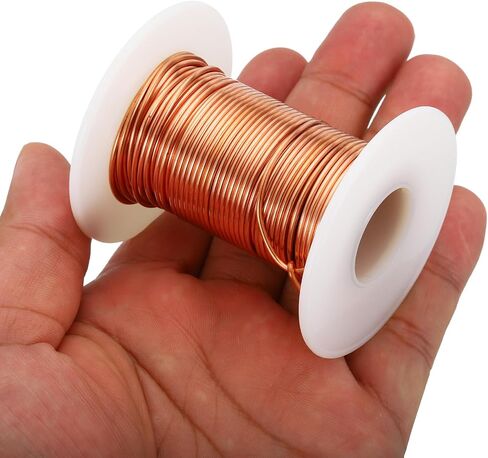 PATIKIL 99.9% Soft Copper Wire, 17Gauge/1.1mm Diameter 10m/32.8ft Spool Pure Copper Craft Wire for Jewelry Making Beading Garden Plants in Saudi Arabia