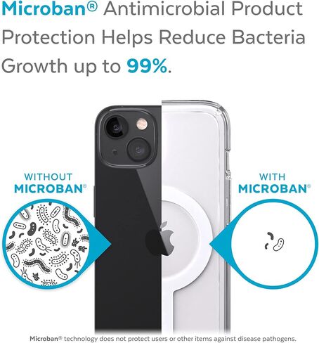 حافظة Speck iPhone 13 Mini - حماية من السقوط تناسب هواتف iPhone 12 Mini وiPhone 13 Mini - مضادة للاصفرار ومضادة للبهتان مع تصميم نحيف بطبقة مزدوجة - متوافقة مع الشحن اللاسلكي - GemShell in Saudi Arabia