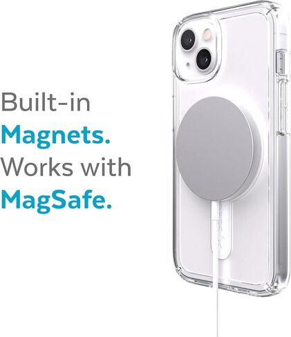 حافظة Speck iPhone 13 Mini - حماية من السقوط تناسب هواتف iPhone 12 Mini وiPhone 13 Mini - مضادة للاصفرار ومضادة للبهتان مع تصميم نحيف بطبقة مزدوجة - متوافقة مع الشحن اللاسلكي - GemShell in Saudi Arabia