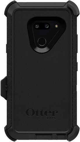 OtterBox DEFENDER SERIES Case & Holster for LG G8 ThinQ - Black in Saudi Arabia