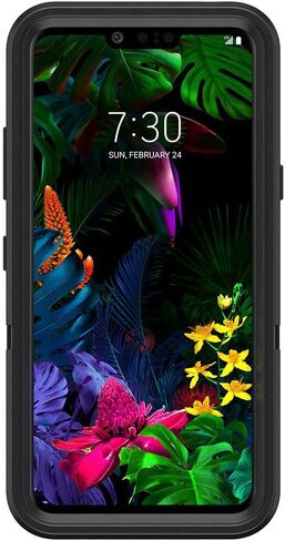 OtterBox DEFENDER SERIES Case & Holster for LG G8 ThinQ - Black in Saudi Arabia