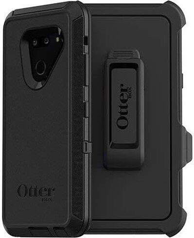 OtterBox DEFENDER SERIES Case & Holster for LG G8 ThinQ - Black in Saudi Arabia