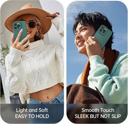 حافظة سيليكون مصممة لهاتف iPhone 15 Pro Max - حماية محسنة لعدسة الكاميرا - بطانة ناعمة من الألياف الدقيقة بالداخل - حافظة هاتف واقية مقاومة للصدمات مقاس 6.7 بوصات للرجال والنساء والفتيات - لون لاتيه in Kuwait