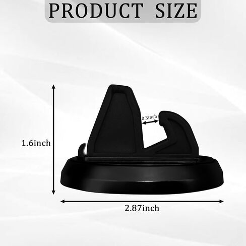 360° Rotatable Dashboard Cell Phone Holder for Car, Non-Slip Dash Navigation Bracket Mobile Phone Fixing Mount, Universal Car Dashboard Accessories for i-Phone Android Smartphones (Black) in Saudi Arabia