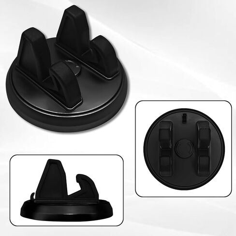 360° Rotatable Dashboard Cell Phone Holder for Car, Non-Slip Dash Navigation Bracket Mobile Phone Fixing Mount, Universal Car Dashboard Accessories for i-Phone Android Smartphones (Black) in Saudi Arabia