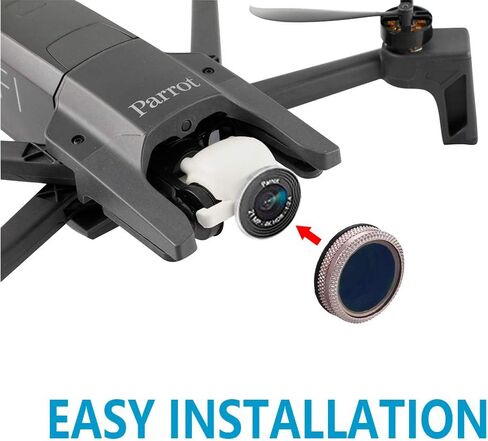 فلتر عدسة Hanatora ND8/PL متوافق مع ملحقات كاميرا Parrot Anafi/Anafi Base/ANAFI Extended/ANAFI FPV/ANAFI للعمل بدون طيار in Kuwait