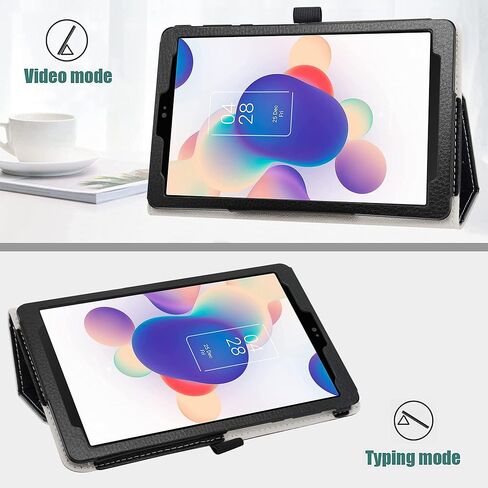 Bige for TCL Tab 8 SE Model 6048E 2024 Case,TCL TAB 8 LE Model 9137W Case,TCL Tab 8 Plus 9138S Case,TCL TAB 8 WiFi 9132X Case,PU Leather Folio 2-Folding Stand Cover for TCL TAB 8 LE 8" Tablets,Black in Kuwait