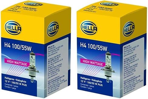 HELLA H4 100/55W High Wattage Bulb, 12V in Saudi Arabia