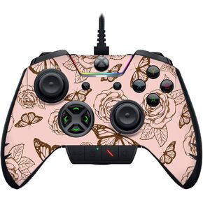 MightySkins Skin Compatible with Razer Wolverine Ultimate - Butterfly Garden | Protective, Durable, and Unique Vinyl Decal wrap Cover | Easy to Apply, Remove, and Change Styles | Made in The USA