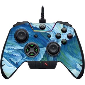 MightySkins Skin Compatible with Razer Wolverine Ultimate - Perfect Wave | Protective, Durable, and Unique Vinyl Decal wrap Cover | Easy to Apply, Remove, and Change Styles | Made in The USA