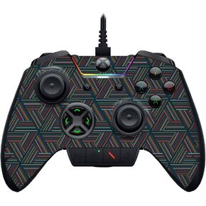 MightySkins Skin Compatible with Razer Wolverine Ultimate - Triangle Stripes | Protective, Durable, and Unique Vinyl Decal wrap Cover | Easy to Apply, Remove, and Change Styles | Made in The USA