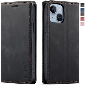 japezop iPhone 14 Case, iPhone 14 Wallet Case with [RFID Blocking] Card Holder Kickstand Magnetic,Leather Flip Case Wallet for iPhone 14 5G 6.1 Inch (Pink)