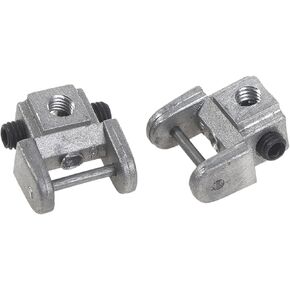 2Pcs Scroll Saw Blades Holders Conversion Kits, Pin-less Adapter Upper Lower Blade Holders Clamps, Easy to Use