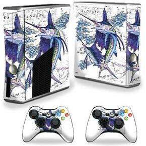 MightySkins Skin Compatible with Xbox 360 S Console - Florida Sailfish | Protective, Durable, and Unique Vinyl Decal wrap Cover | Easy to Apply, Remove, and Change Styles | Made in The USA