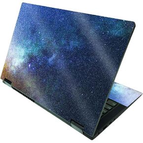 MightySkins Glossy Glitter Skin Compatible with Lenovo IdeaPad Flex 5 2-in-1 15" (2021) - Spacial Overload | Protective, Durable High-Gloss Glitter Finish | Easy to Apply | Made in The USA
