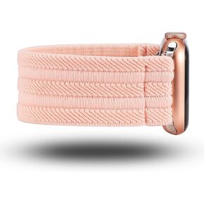 TOYOUTHS Elastic band Compatible with Apple Watch Band Scrunchies Stretchy Solo Loop 41mm/40mm/38mm Soft Nylon Strap Replacement Wristband for iWatch Series 9/8/7/SE/6/5/4/3/2/1, XS
