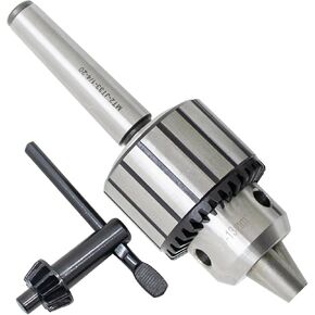 ظرف حفر 1/32 بوصة إلى 1/2 بوصة مع MT1-JT33 Morse Taper Arbor، ظرف حفر ثقيل مع مفتاح ظرف